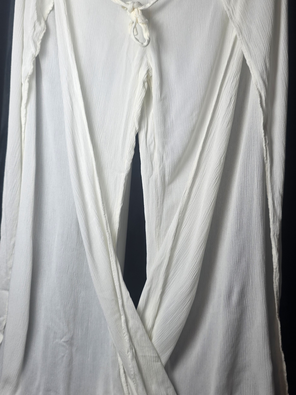 Vanilla Star White Drawstring Jogger Pants